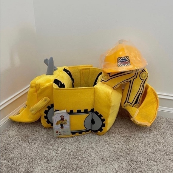 Construction Worker Yellow Halloween Costume - Picture 1 of 4